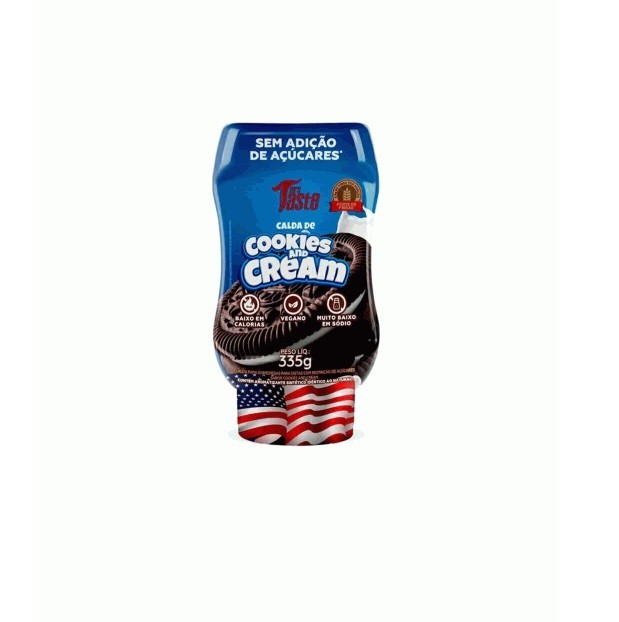 Calda Baixa Caloria e Baixo Sódio (335g) - Sabores - Sabor: Cookies and Cream