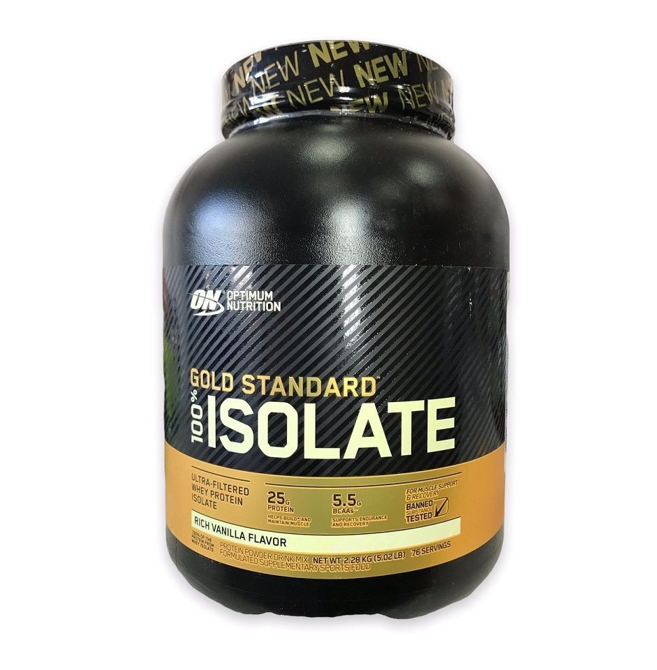 Gold Standard 100% Isolate (2,28kg) - Sabor: Rich Vanilla Flavor