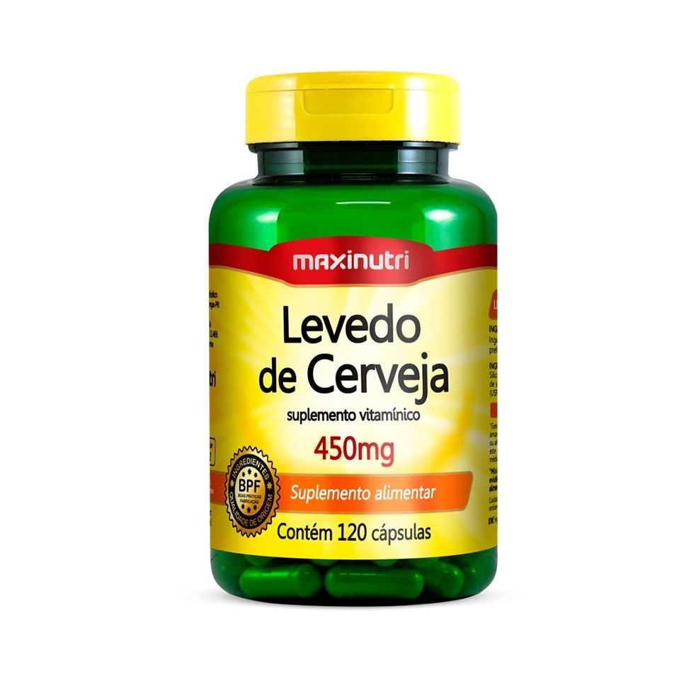 Levedo de Cerveja 450mg (120 caps) - Padrão: Único