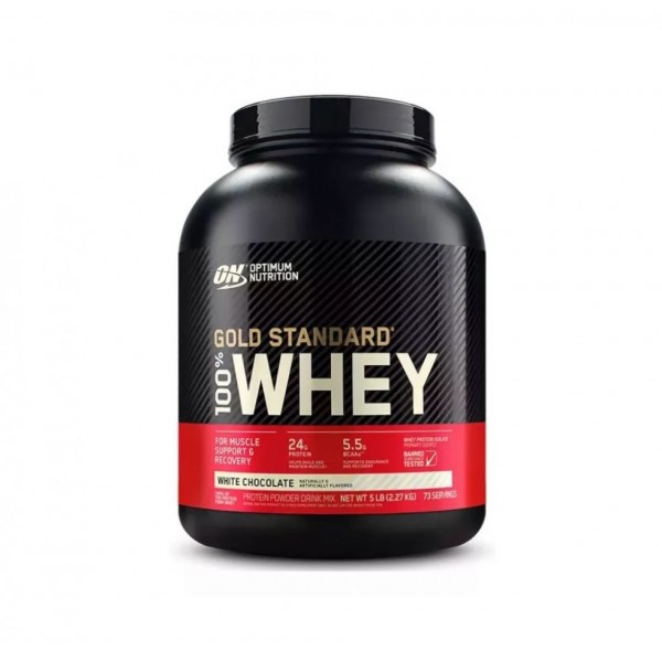 100% Whey Protein Gold Standard (2,270kg) - Sabor: Chocolate Branco
