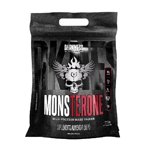 MonsterONE Mass (3kg) - nova embalagem - Sabor: Morango