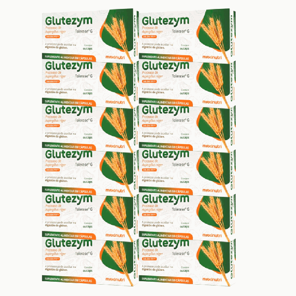 Glutezym 348.000 Display (12 unidades de 06 caps) - Padrão: Único