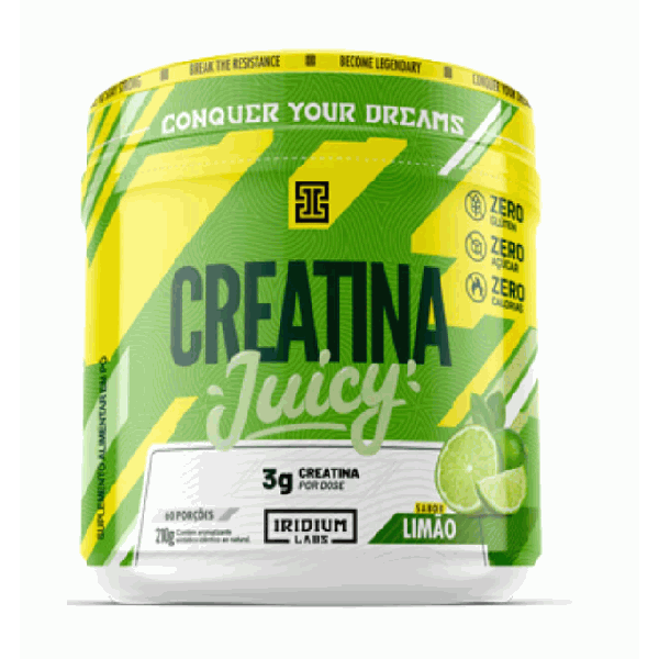 Creatina Juicy (210g) - Sabor: Limão