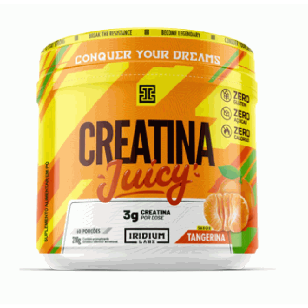 Creatina Juicy (210g) - Sabor: Tangerina