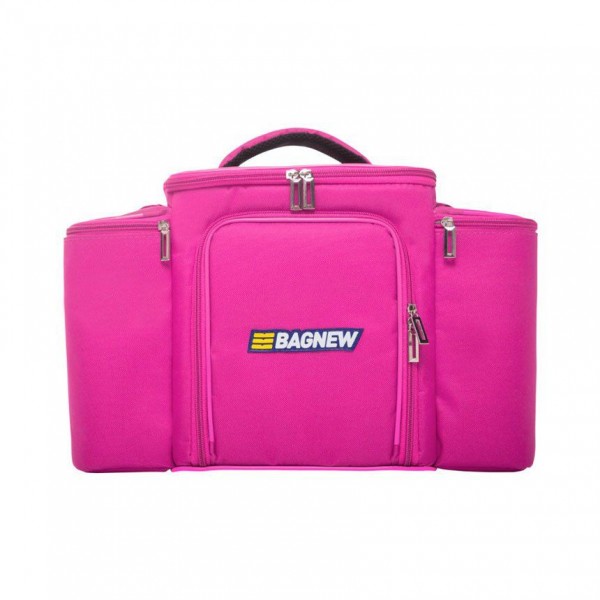 Bolsa Térmica 4 Potes - Rosa - Padrão: Único