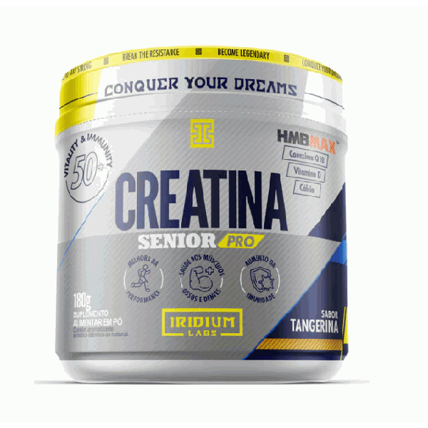 Creatine Senior 50+ Pro (180g) - Sabor: Tangerina
