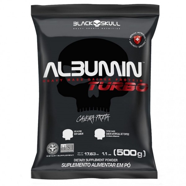 Albumin Turbo Refil (500g) - Sabor: Sem Sabor