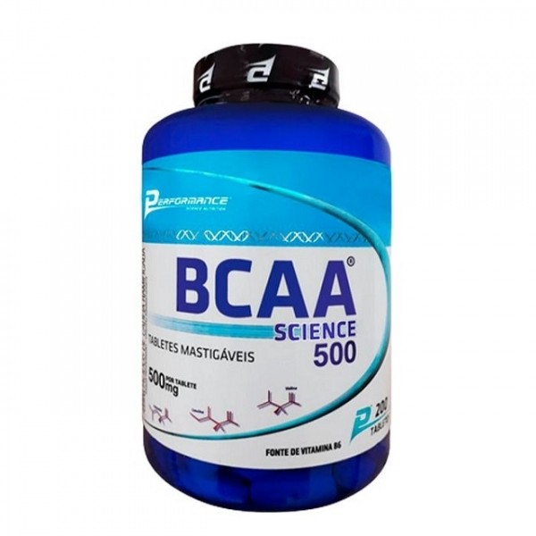 BCAA Science 500 Mastigável (200 Tabs) - Sabor: Frutas Tropicais