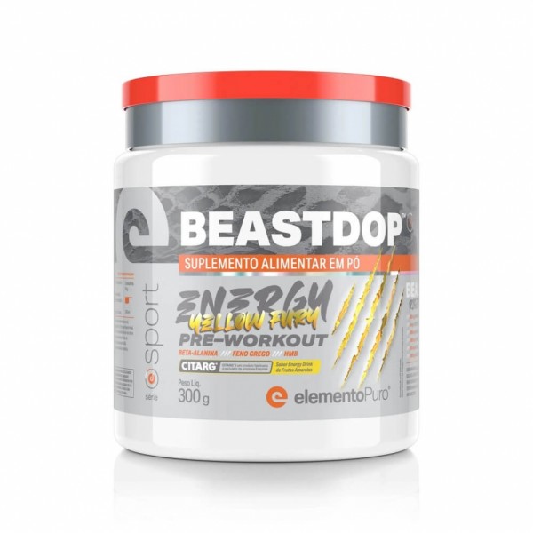 BeastDop Energy Drink (300g) - Sabor: Frutas Amarelas