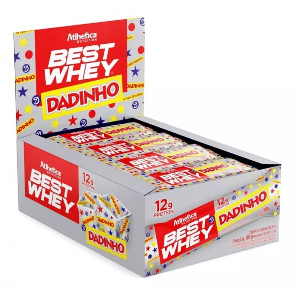 Best Whey Bar 744g (Display 12 unidades de 62g) - Sabor: Dadinho (624g)