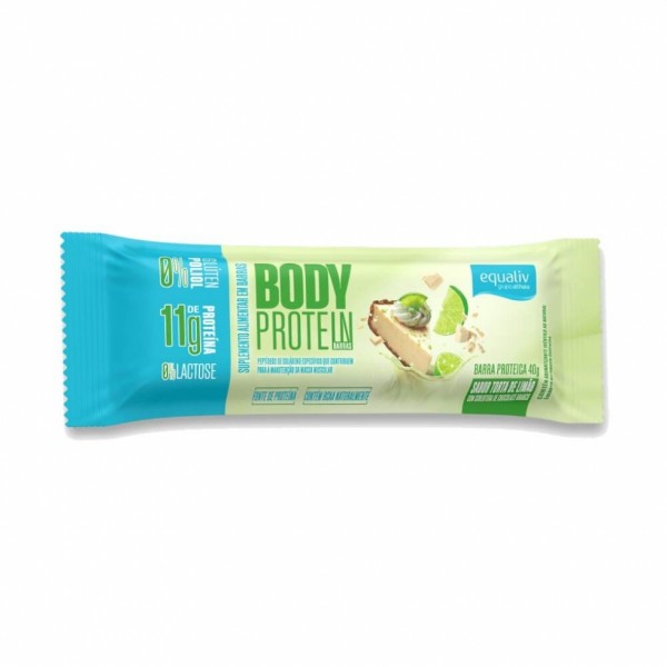 Body Protein Bar (40g) - Sabor: Torta de Limão Cobertura Choc. Branco
