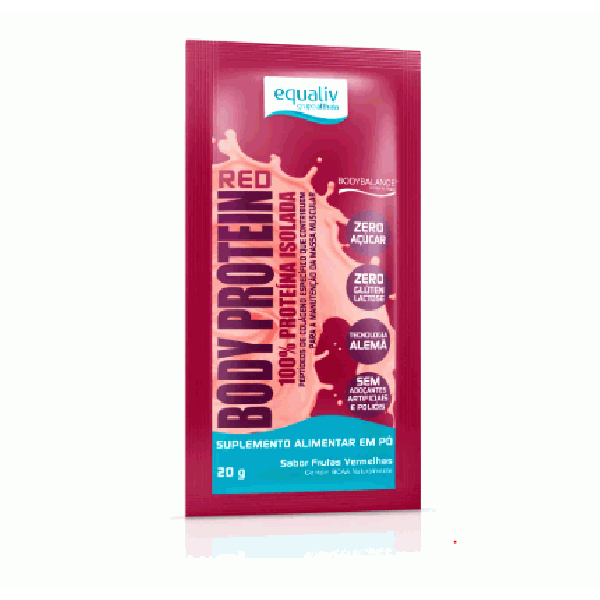 Body Protein Sachê (20g) - Sabor: Frutas Vermelhas