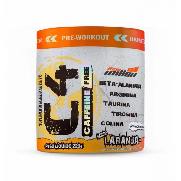C4 Caffeine Free (220g) - Sabor: Laranja