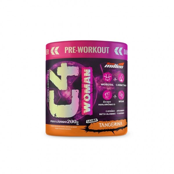 C4 Woman (200g) - Sabor: Tangerina