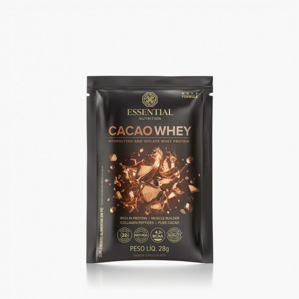 Cacao Whey Sachê (28g) - Sabor: Cacau