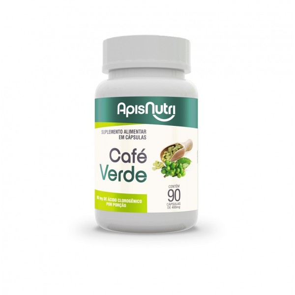 Café Verde - 400mg (90 caps) - Padrão: Único