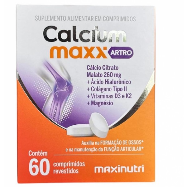 Calcium Maxx Artro (60 comp) - Padrão: Único