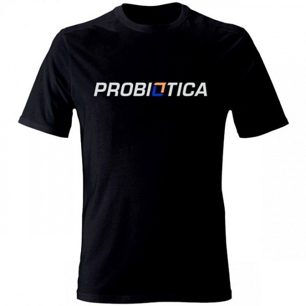 Camiseta Preta Probiótica - Tamanho: E\G