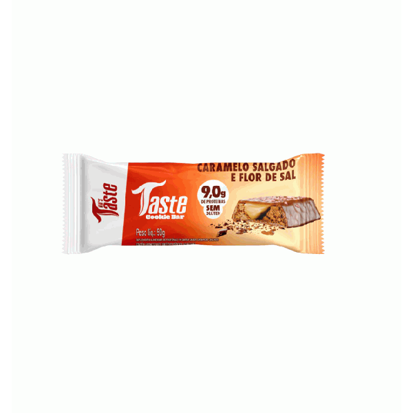 Taste Cookie Bar (45g) - Sabor: Caramelo Salgado e Flor de Sal  (50g)