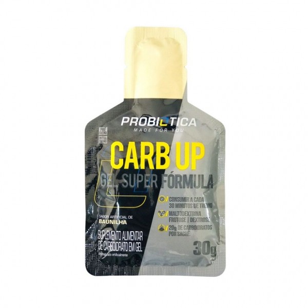 Carb Up Energy Gel Super Fórmula (30g) - Sabor: Baunilha