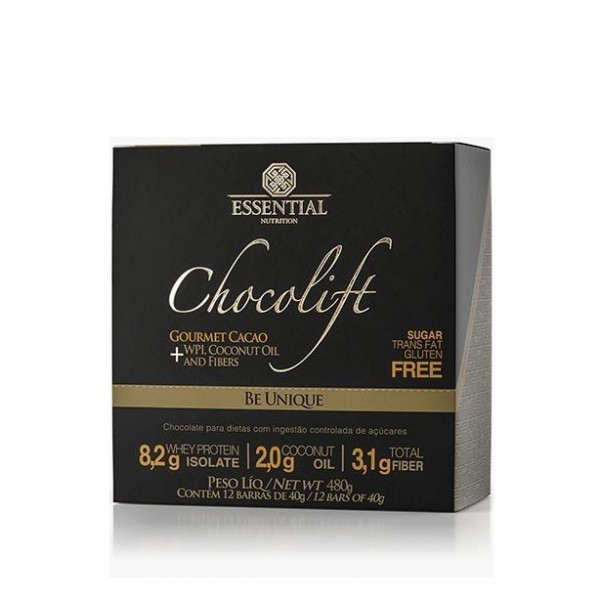 Chocolift (Display 12 barras de 40g) - Sabor: Be Unique