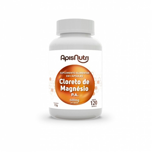 Cloreto de Magnésio - 600mg (120 caps) - Padrão: Único