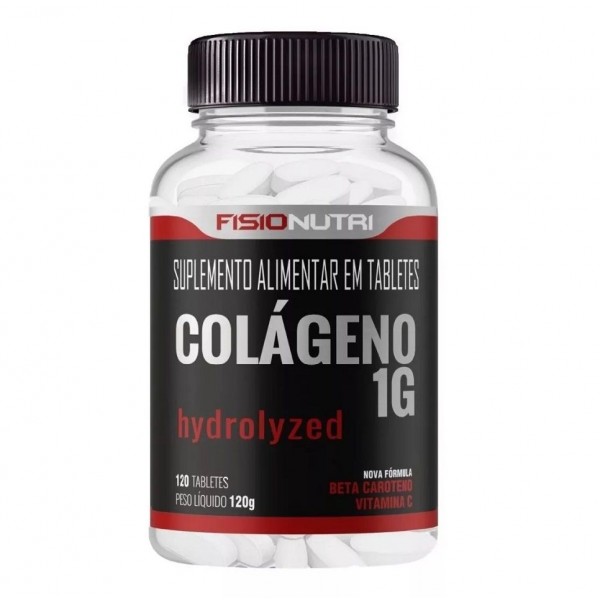 Colágeno Hydrolyzed 1g + Vitaminas (120 tabs) - Padrão: Único