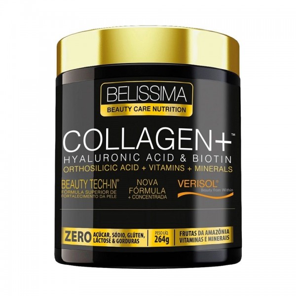 Collagen + Hyaluronic Acid e Biotin (264g) - Sabor: Morango
