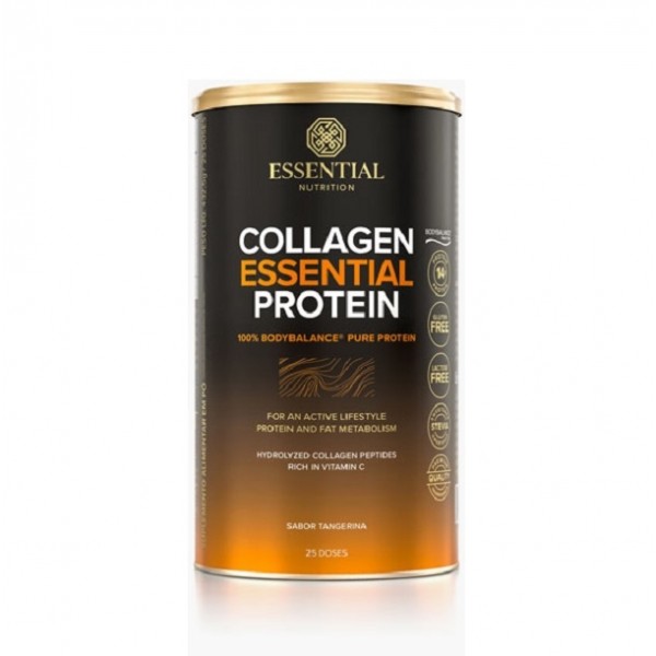 Collagen Essential Protein - Sabor: Tangerina (432,5g)