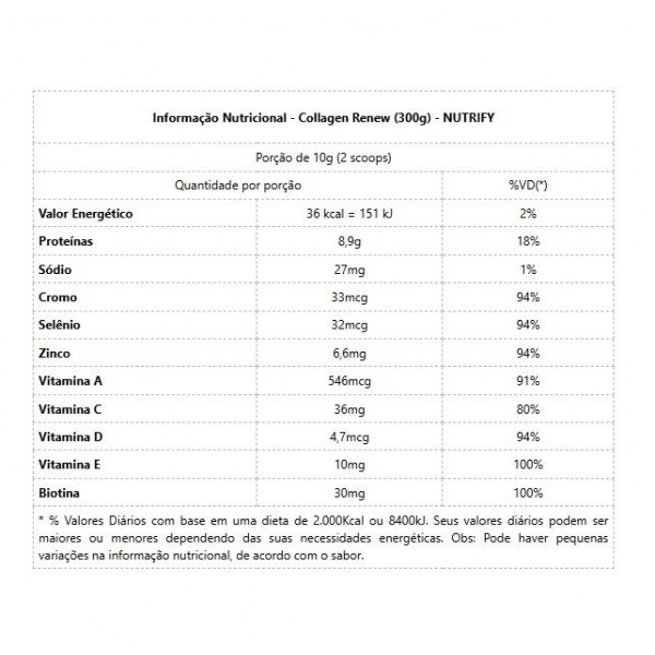 Collagen Renew Verisol (300g) - Sabor: Laranja