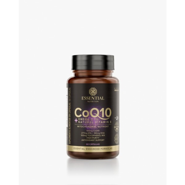 CoQ10 + Ômega 3TG + Vitamina E (60 caps) - nova embalagem - Padrão: Único