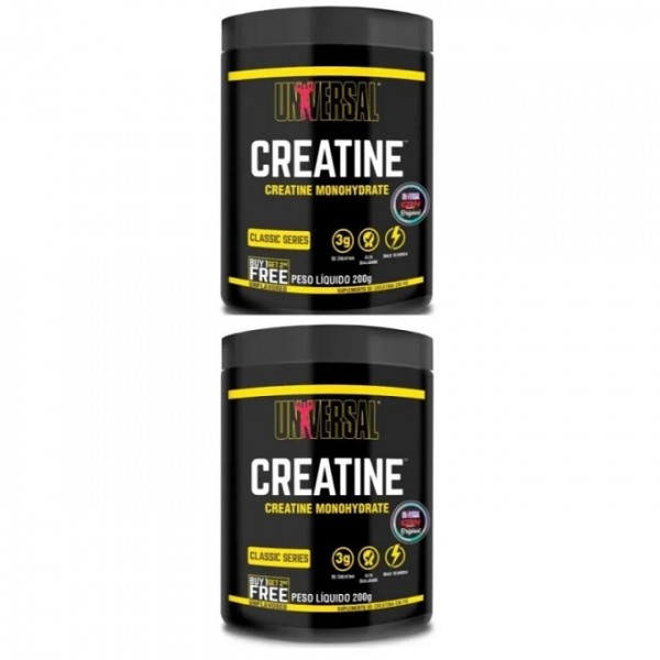 Creatine Monohydrate Combo (200g+200g) - Padrão: Único