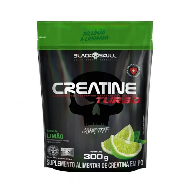 Creatine Turbo Refil (300g) - Sabor: Limão