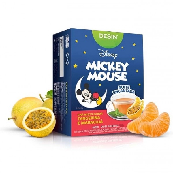 Desinchá Disney (10 sachês) - Sabor: Tangerina e Maracujá