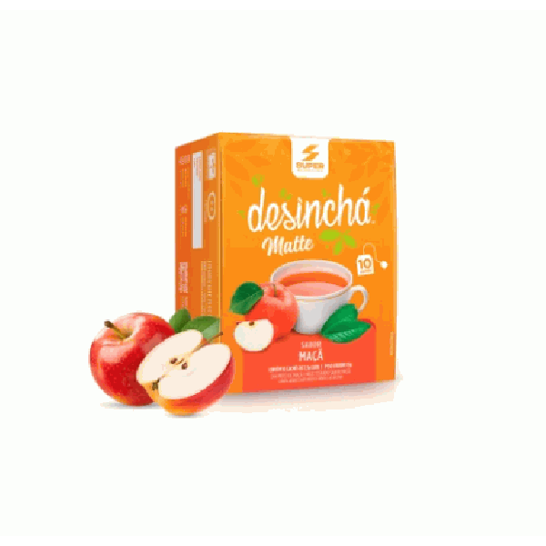 Desinchá Matte (10 sachês) - Sabor: Maçã