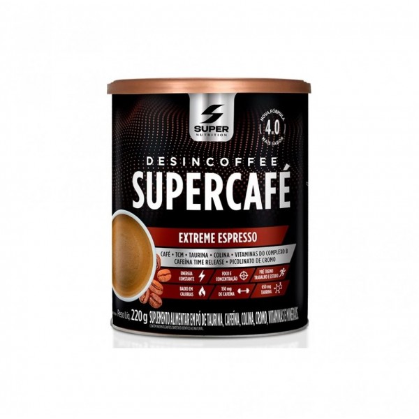 Supercafé Desincoffee (220g) - Sabor: Extreme Expresso