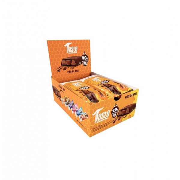 Taste Cookie Bar Display (12 unid 45g) - Sabor: Pão de Mel (12 unid. 50g)