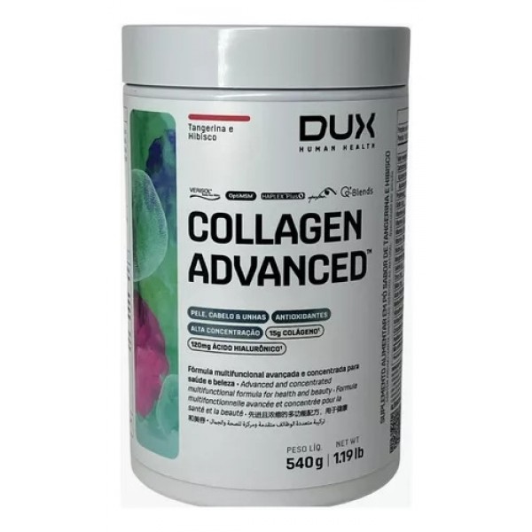 Collagen Advanced (540g) - Sabor: Tangerina e Hibisco