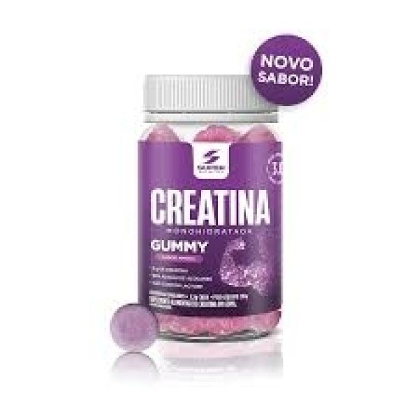 Super Gummy Creatina (60 gomas) - Sabor: Amora