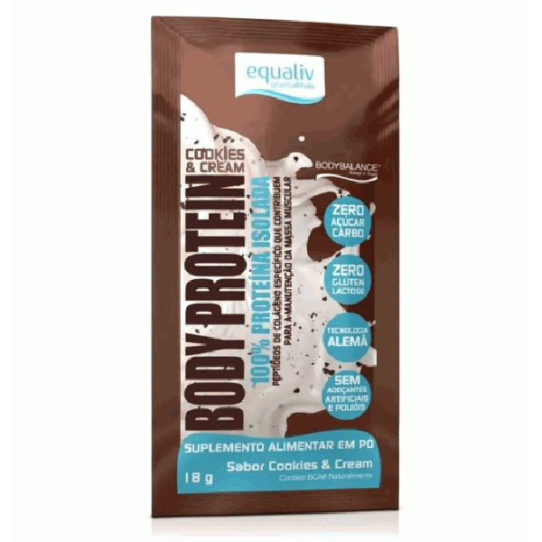 Body Protein Sachê (20g) - Sabor: Cookies e Cream (18g)