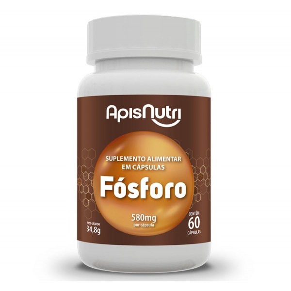 Fósforo - 580mg (60 caps) - Padrão: Único