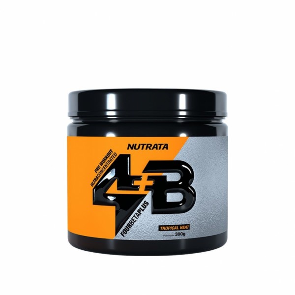 4B Four Beta Plus Pre Workout (300g) - Sabor: Tropical Heat