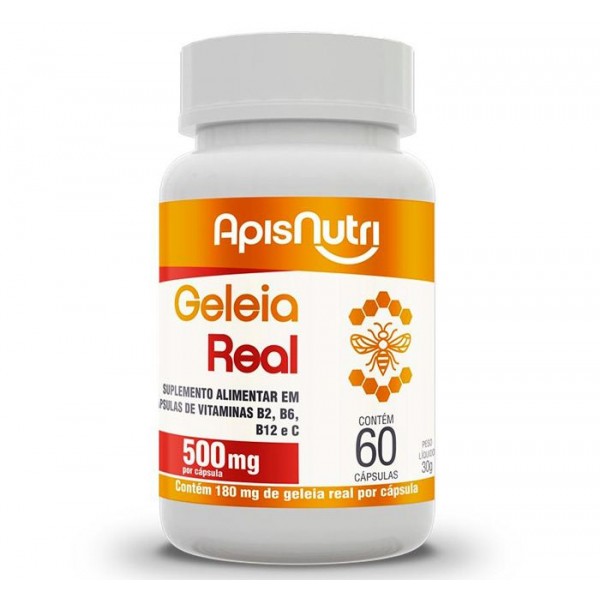 Geleia Real - 500mg (60 caps) - Padrão: Único