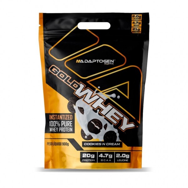 Gold Whey Refil (900g) - Sabor: Cookies e Cream