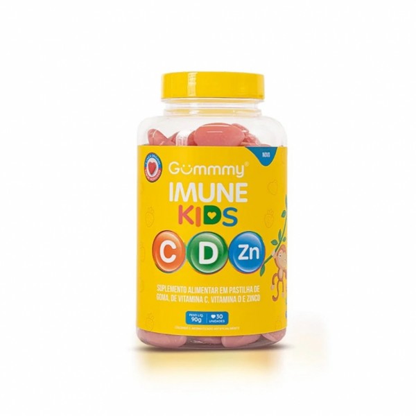 Gummmy Imune Kids (30 gomas) - Sabor: Morango