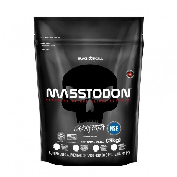 Masstodon Refil (3kg) - Sabor: Baunilha