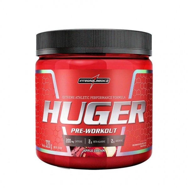 Huger Pre-Workout (320g) - Sabor: Apple Dream