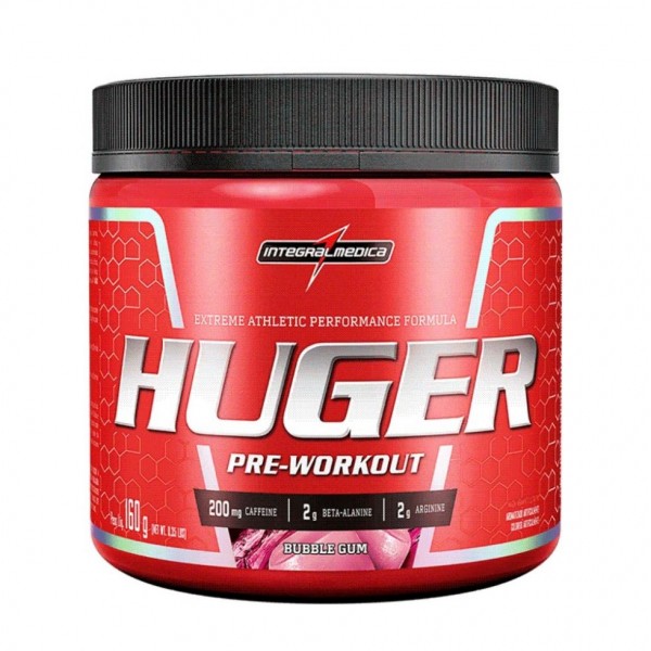 Huger Pre-Workout (160g) - Sabor: Bubble Gum