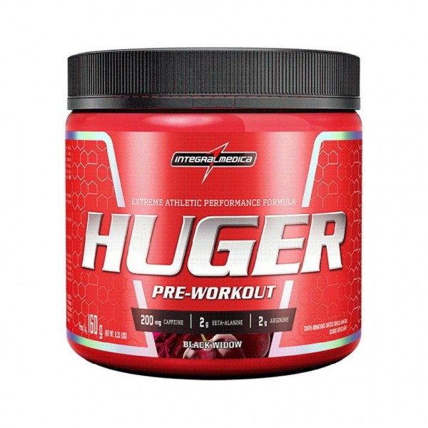 Huger Pre-Workout (160g) - Sabor: Black Widow