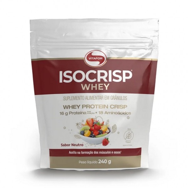 Isocrisp Whey Refil (240g) - Sabor: Neutro